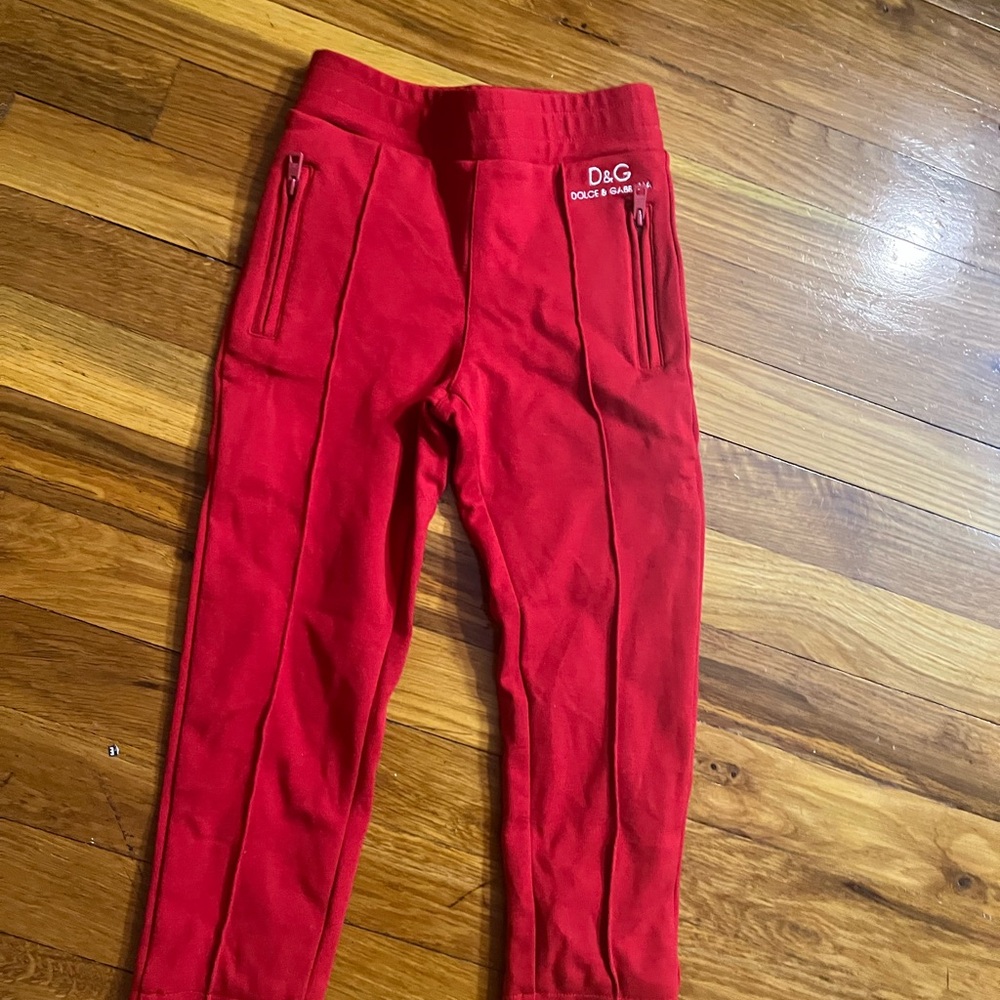 Dolce & Gabbana Red Sweatpants Vibrant Joggers